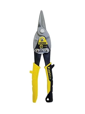 Stanley Aviation Snips Straight Cut (2-14-563) & Metal Body Surform Block Plane 5 21 399 Straight Cut + Surform Block Plane - 14-563