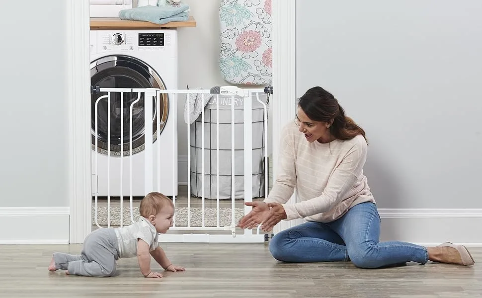 Regalo Easy Step Walk Thru Gate White Fits Spaces between 29" to 37.5" wide and 30" height. & Vax Original 1.5L Carpet Cleaner Solution | Suitable for Everyday Cleaning - product information 2