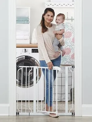 Regalo Easy Step Walk Thru Gate White Fits Spaces between 29" to 37.5" wide and 30" height. & Vax Original 1.5L Carpet Cleaner Solution | Suitable for Everyday Cleaning - product information 3