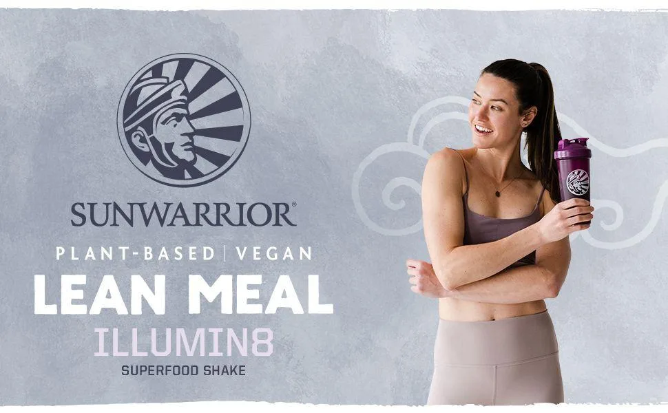 Sunwarrior Illumin8 Lean Meal Snickerdoodle 1.59 lb (720 g) - dairy free protein powder, keto protein powder, keto shake, meal replacement,meal replacement powder