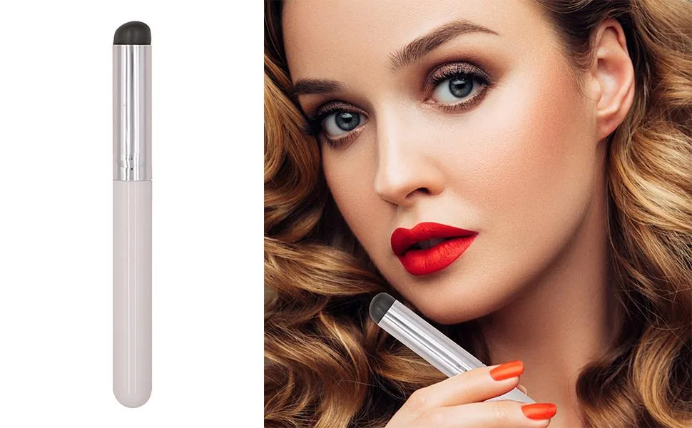 Bexdug Silicone Concealer Brush | Soft Silicone Small Lip Gloss Applicator - Round Head Lip Brush Makeup Brush Multifunctional for Lipstick Eyeshadow Lip Gloss Concealer - Lip Scrub Brush