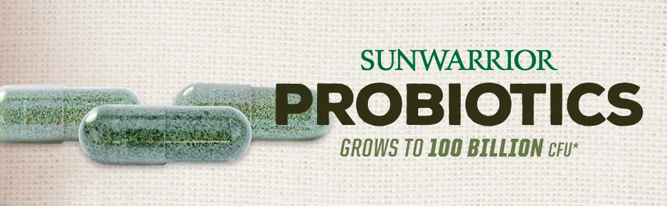 Sunwarrior Probiotics 30 Vegan Capsules - Sunwarrior Probiotics Capsule