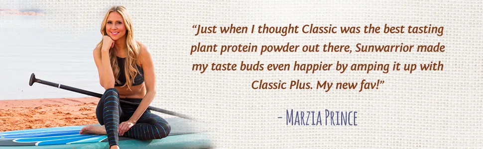Sunwarrior Protein Classic Plus Plant Based Vanilla 13.2 oz (375 g) - Sunwarrior