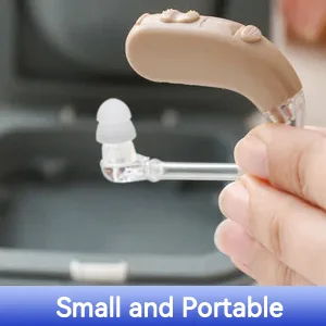 Agatige 10PCS Hearing Aid Domes 8mm Soft Silicone Ear Tips Double Layer Closed Type Washable Earbud Anti Static Earplug Hearing Aid Parts for Seniors(White) - product information 5