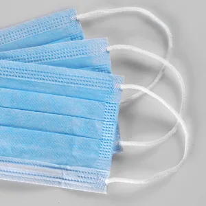 NU R Disposable Face Mask 3Ply Mask with Filter Layer and Elastic Earloop Retail 50pcs/box BLUE 200PCS - Disposable
