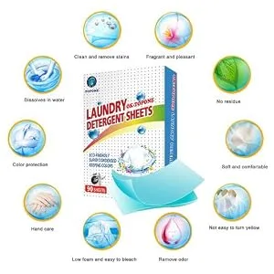 woyufen Laundry Detergent Sheets - 90 Loads Eco-Friendly Ultra Concentrated Laundry Strips - Biodegradable Plastic-Free & Vegan - Laundry Detergent Sheets