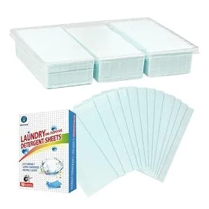 woyufen Laundry Detergent Sheets - 90 Loads Eco-Friendly Ultra Concentrated Laundry Strips - Biodegradable Plastic-Free & Vegan - Laundry Detergent Sheets