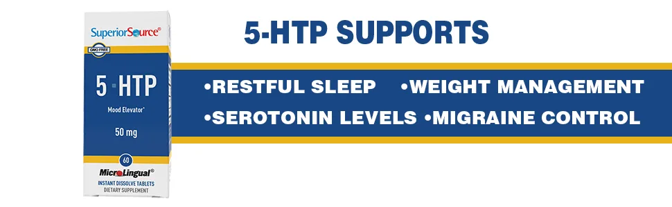 Superior Source 5-HTP 50 mg 60 MicroLingual Instant Dissolve Tablets - light relief on strawberry treats body extra cherry zarbees nutrition ultra is nebulizer top pack