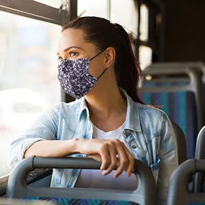 NU R Disposable Face Mask 3Ply Mask with Filter Layer and Elastic Earloop Retail 50pcs/box PAISLEY 50PCS - product information 5