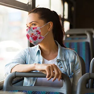 NU R Disposable Face Mask 3Ply Mask with Filter Layer and Elastic Earloop Retail 50pcs/box FLORAL 50PCS - product information 5