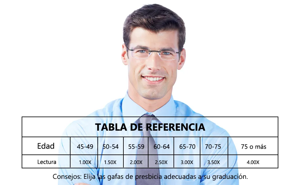 LITIMA Reading Glasses for Men B 3.0 x - Men Reading Glasses