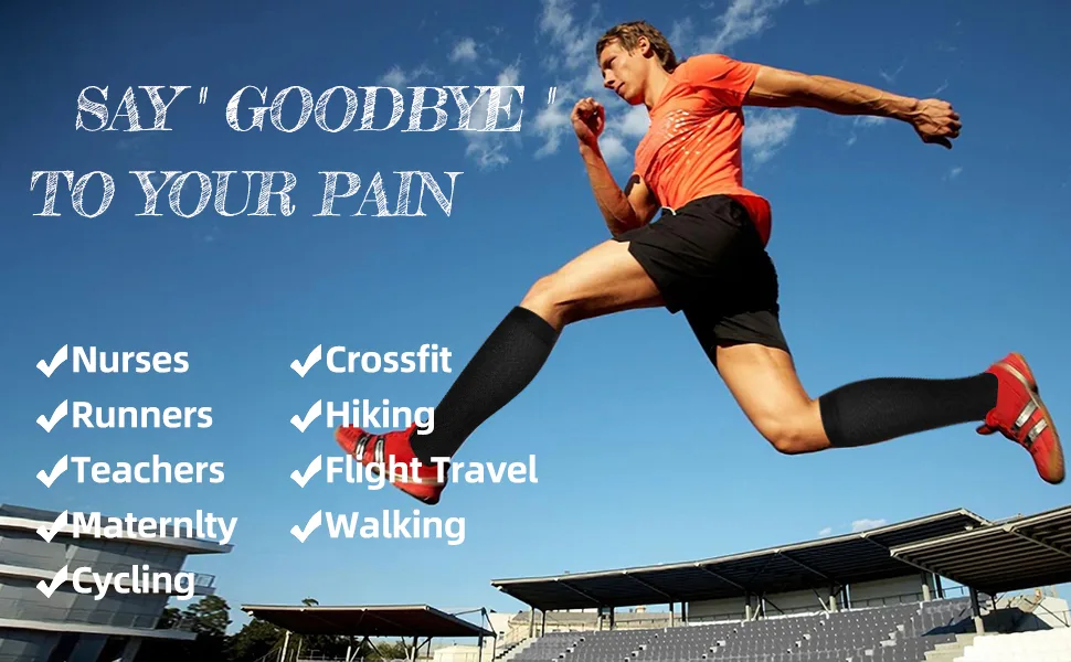 Pnosnesy Compression Socks (7 Pairs) for Men & Women 15-20 mmHg is Best for Athletics Running Flight Travel Support S-M Multicoloured 13 - product information 1