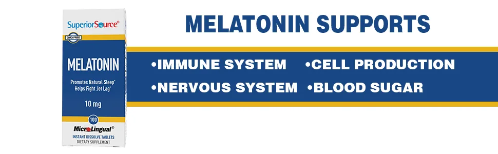 Superior Source Melatonin 10 mg 100 MicroLingual Instant Dissolve Tablets - light relief on strawberry treats body extra cherry zarbees nutrition ultra is nebulizer top pack