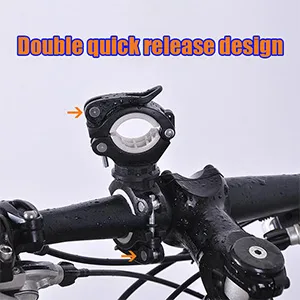 4 Pcs Wheelchair Pole Holder Practical 360 Swivel Clip Wheelchair Crutch Holder Electric Mobility Scooter Accessory - bike light mount