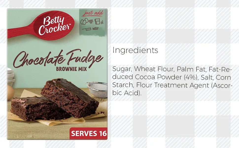 AETN Creations Baking Bundle Gift Pack with Betty Crocker Chocolate Cake Cookie and Fudge Brownie Mix with AETN Wooden Mixing Spoon - AETN Creations Baking Bundle Gift Pack with Betty Crocker Chocolate Fudge Brownie