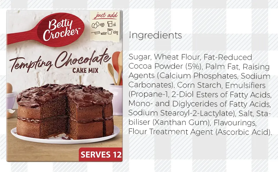 AETN Creations Baking Bundle Gift Pack with Betty Crocker Chocolate Cake Cookie and Fudge Brownie Mix with AETN Wooden Mixing Spoon - AETN Creations Baking Bundle Gift Pack with Betty Crocker Chocolate Cake