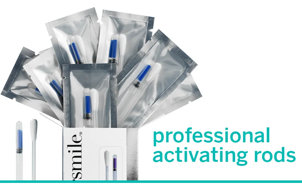 Supersmile Professional Activating Rods 12 Individual Rods - activating rods, 12 pack, 5 pack