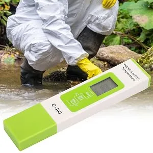 Fdit Marine Water Tester Portable Salinity/Temperature/TDS/EC Digital Seawater Quality Tester for Pools Aquariums & Saltwater - product information 7
