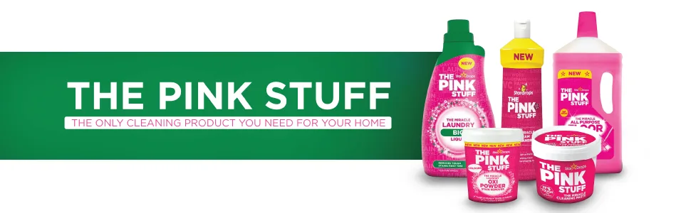 Home Stuff Pink Stuff Miracle Cleaning Paste - Versatile 100% Natural Cleaner (850g) - Removes Grease Restores Shine on Kitchen Oven Bathroom and Hard Surfaces - Pink stuff