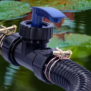 Aquacadabra 25mm/1" Black Corrugated Flexible Hose - 3 metres - hose tap clips