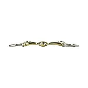 AK Hanging Cheek Baucher Horse Riding Bit with Lozenge in German Silver AKRS-2616 (5.75'' German-Silver) 5.75'' German-Silver - Horse Bits