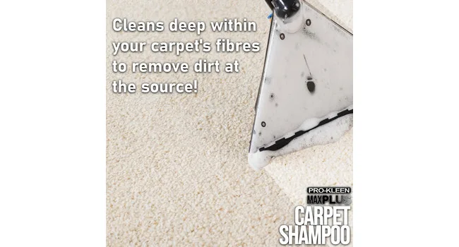 Pro-Kleen MAXPLUS Carpet Shampoo & Upholstery Cleaner Premium Formula to Remove Dirt & Stains Removes Pet Odours Suitable for all Machines (Citrus & Cedar 2 x 5 Litres) - Pro-Kleen MAXPLUS Carpet Shampoo