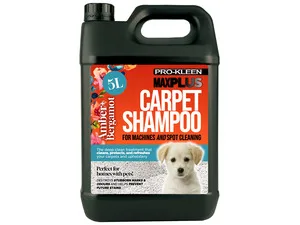 Pro-Kleen MAXPLUS Carpet Shampoo & Upholstery Cleaner Premium Formula to Remove Dirt & Stains Removes Pet Odours Suitable for all Machines (Citrus & Cedar 2 x 5 Litres) - Pro-Kleen MAXPLUS Carpet Shampoo