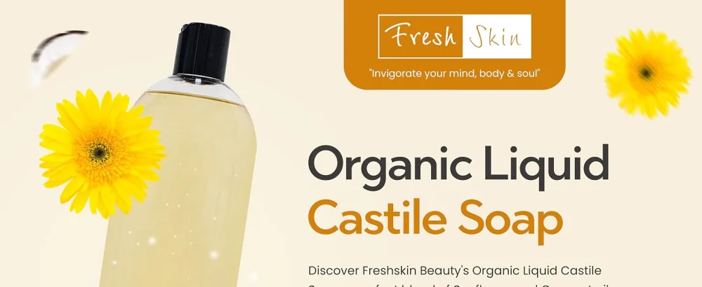 5 Litre Organic Liquid Castile Soap (5000ml) - All-Natural Unscented Liquid Soap - Pure SLS SLES Free 5 l (Pack of 1) - Organic Liquid Castile Soap