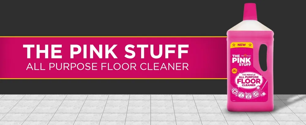 1L Pink Stuff Pack(2) All-Purpose Floor Cleaner: Miracle Bathroom & Multi-Surface Cleaning Solution - Pink stuff premium