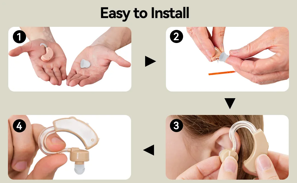 Agatige 10pcs Hearing Aid Domes 10mm Medium Double Layer Close Hearing Aid Power Domes Silicone Hearing Aids Ear Tips Replacement Resound Hearing Accessories (White) - product information 2