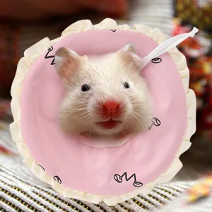 Small Pet Elizabeth Collar Protective Circle Nursing Ring Lightweight Elizabethan Collar for Guinea Pigs and Rabbits Pink - Small Pet Elizabeth Collar