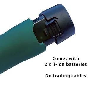 Cordless MD Roamer Cob Kit Horse Clipper/Trimmer with 10F and 7 Skip Blades - for Feathers and Hogging Manes - MDR Battery