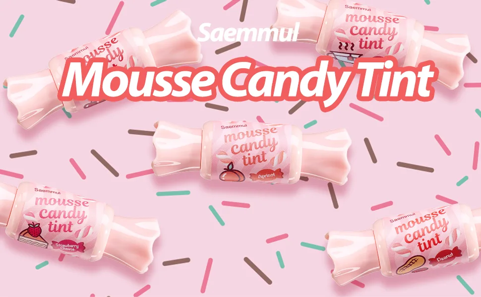 The Saem Mousse Candy Tint 04 Grapefruit Mousse .08 g - B09VHFM7ZW