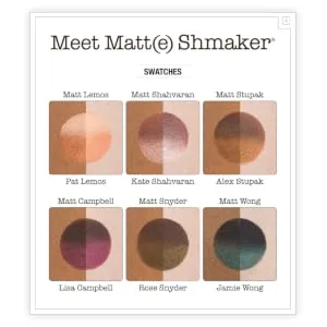 theBalm Cosmetics Meet Matte Shmaker Eyeshadow Palette 0.34 oz (9.6 g) - product information 2
