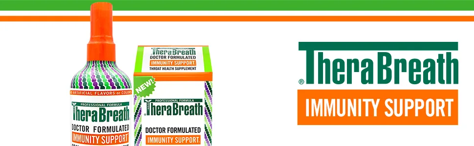 TheraBreath Immunity Support Oral Spray Supplement 10 fl oz (296 ml) - TheraBreath