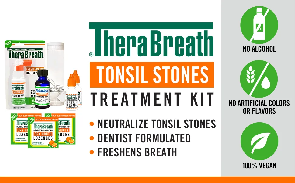 TheraBreath Tonsil Stones Treatment Kit 5 Piece Kit - Therabreath