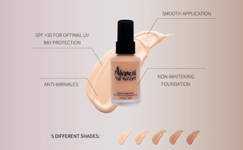 Touch in Sol Advanced Real Moisture Liquid Foundation SPF 30 PA++ #21 Nude Beige 1.01 fl oz (30 ml) - product information 2