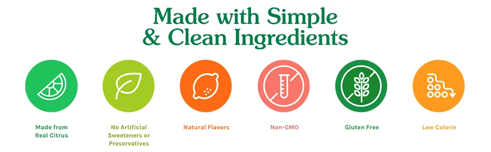 True Citrus True Lemon Fruit Infusion Lemon Raspberry 10 Packets .26 oz (7.5 g) - Made with Simple & Clean Ingredients
