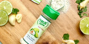 True Citrus True Lime Crystallized Lime Garlic & Cilantro Salt-Free 1.94 oz (55 g) - Lime Garlic
