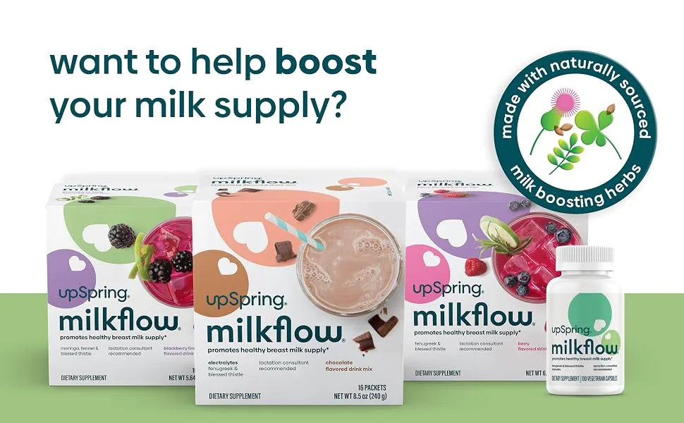 UpSpring Milkscreen 20 Test Strips - milkflow lactation drink mix