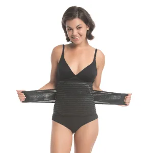 UpSpring Shrinkx Belly Postpartum Belly Wrap With Bamboo Charcoal Fiber Size L/XL Black - Postnatal belly band
