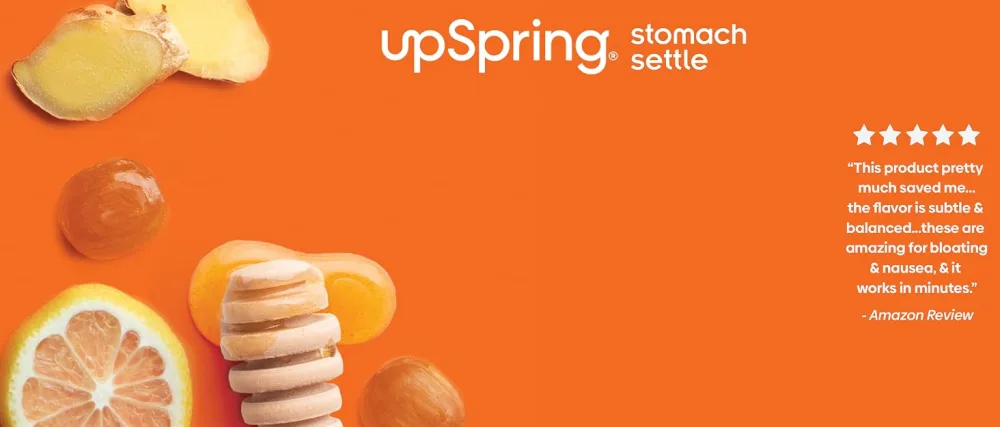 UpSpring Stomach Settle Drops Mint 28 Individually Wrapped Drops 4.0 oz ( 112 g) - product information 1