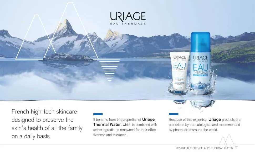 Uriage Cleansing Cream 17 fl oz (500 ml) - skincare, soap, bath, shower, eczema, face, body, hydrating, gentle, care, sensitive