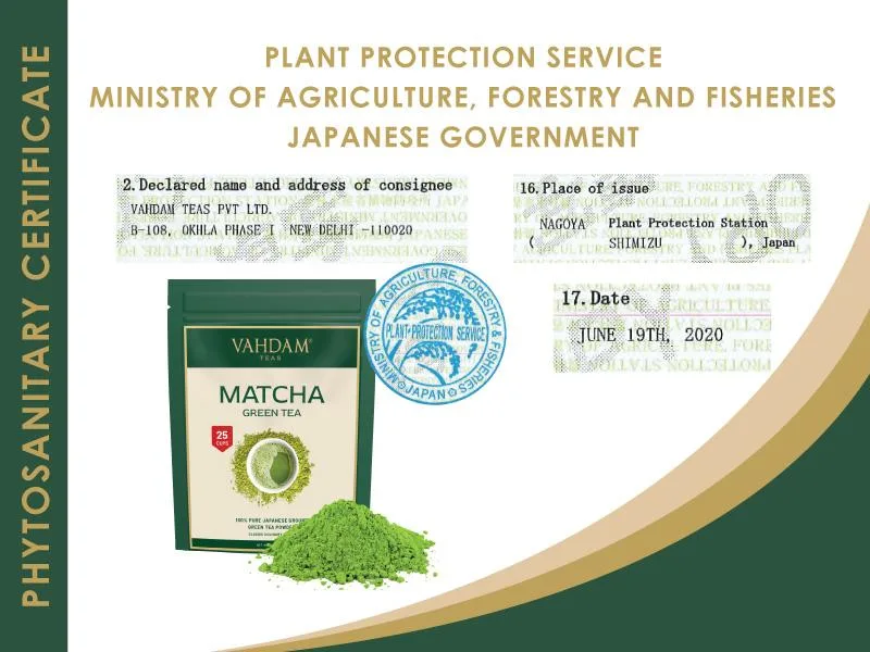 Vahdam Teas Green Tea Powder Mint Matcha 1.76 oz (50 g) - product information 5