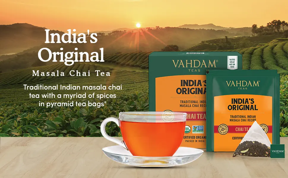 Vahdam Teas India's Original Chai Tea 15 Tea Bags 1.06 oz (30 g) - product information 2