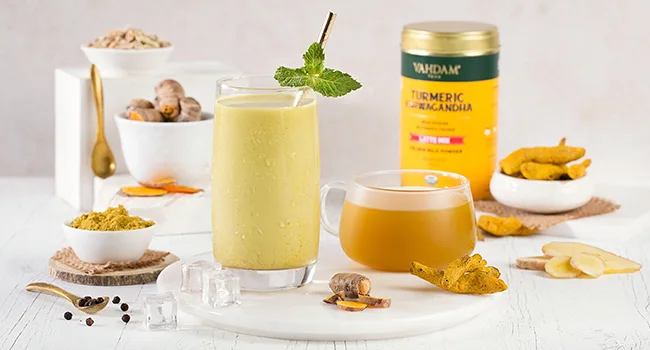 Vahdam Teas Latte Mix Turmeric Ashwagandha 3.53 oz (100 g) - product information 4