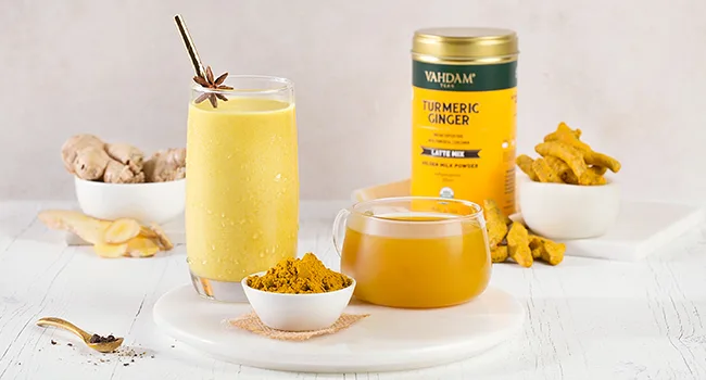 Vahdam Teas Latte Mix Turmeric Ginger 3.53 oz (100 g) - product information 4