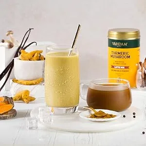 Vahdam Teas Latte Mix Turmeric Mushroom 3.53 oz (100 g) - product information 6