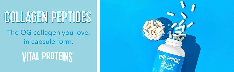 Vital Proteins Collagen Peptides 360 Capsules - hero shot