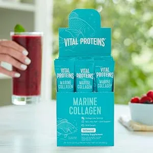Vital Proteins Marine Collagen Unflavored 20 Packets 0.35 oz (10 g) Each - marine stick pack